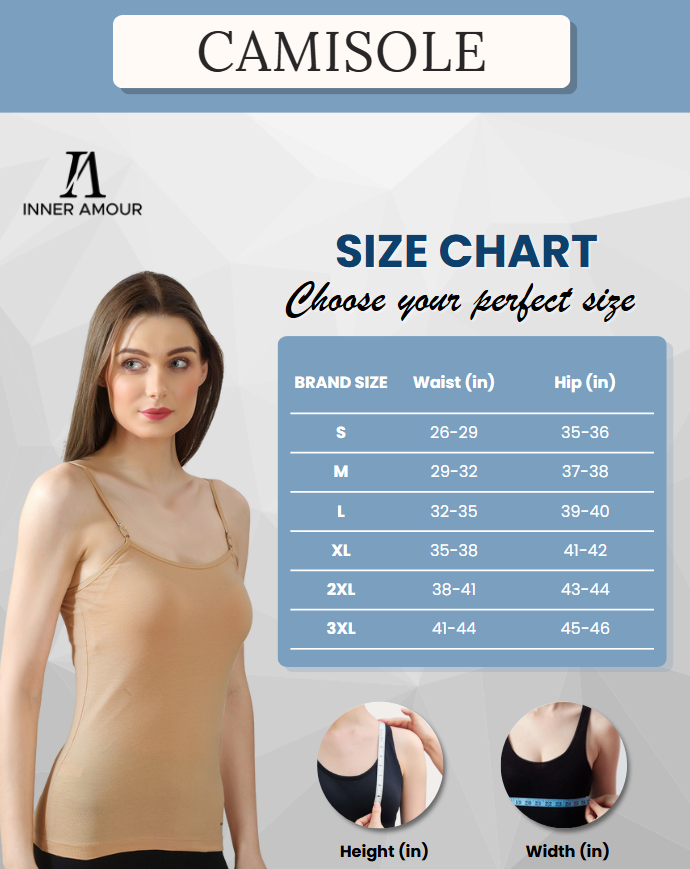 Inner Amour Super Premium Modal Camisole – Ultimate Softness Breathable Luxury