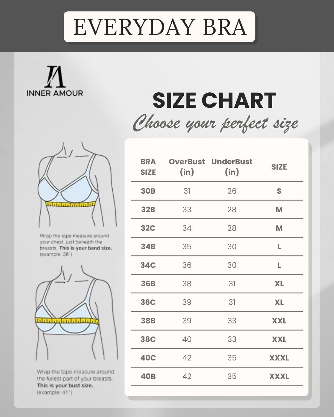 Inner Amour Non Padded Classic Bra