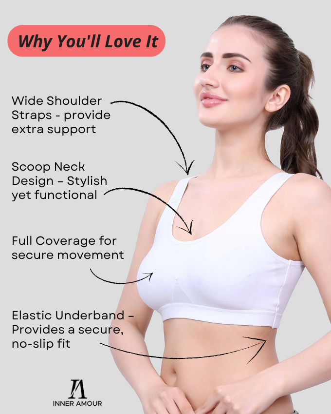 White, Black, Beige Cotton Sleep-On Bra For Women  | Non-Padded, Wire-Free Sleep & Casual Wear (Pack of 3)