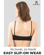 White, Black, Grey Slip-On Daily Wear Bra for Women – Full Coverage, Non-Padded, Everyday Comfort (Pack of 3)