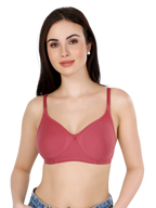 Black, Beige, Maroon Everyday Cotton Bra For Women – Non-Padded, Wire-Free, Breathable & Comfortable Fit (Pack of 3)