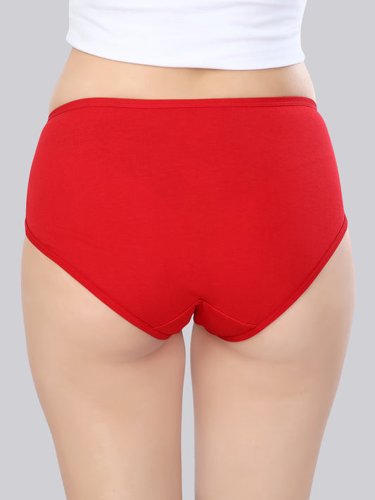 Inner Amour Women's Ultra-Soft Cotton Mid-Rise Hipster Brief - Seamless Everyday Comfort