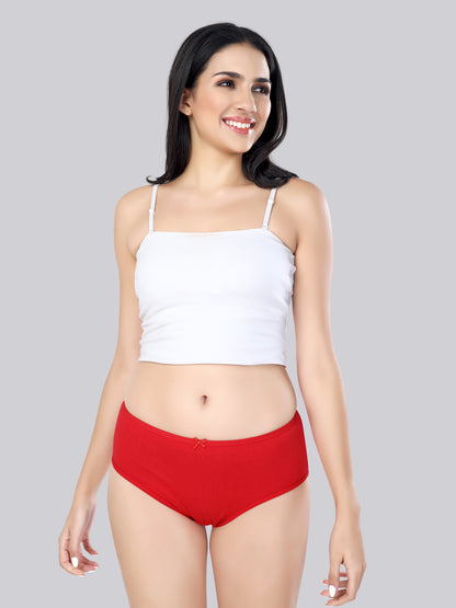 Inner Amour Women's Ultra-Soft Cotton Mid-Rise Hipster Brief - Seamless Everyday Comfort