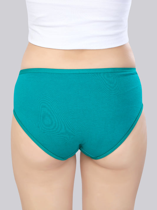Inner Amour Women's Ultra-Soft Cotton Mid-Rise Hipster Brief - Seamless Everyday Comfort