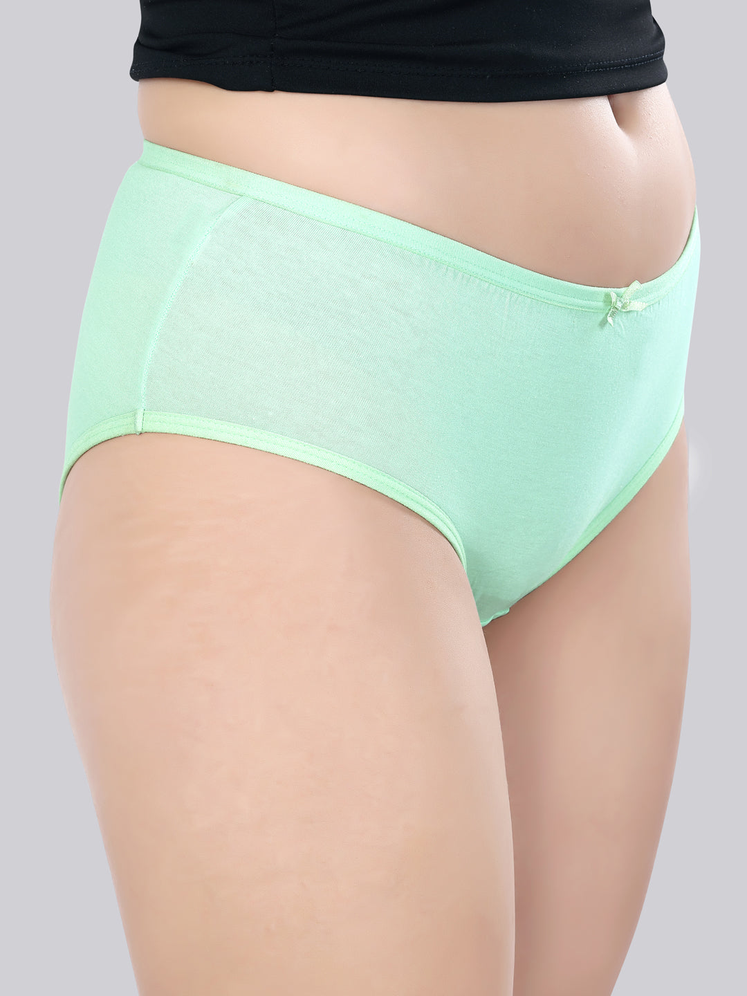 Inner Amour Women's Ultra-Soft Cotton Mid-Rise Hipster Brief - Seamless Everyday Comfort