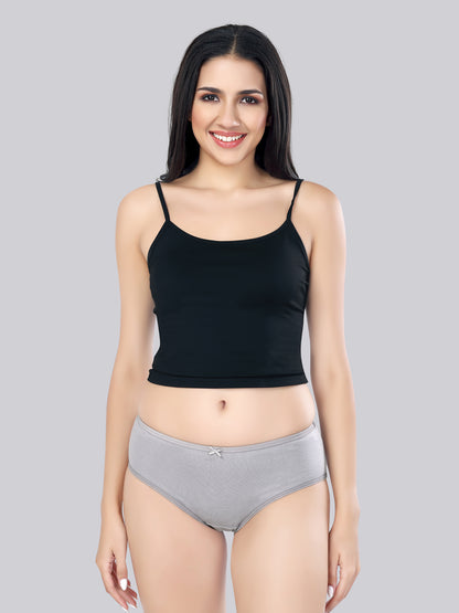 Inner Amour Women's Ultra-Soft Cotton Mid-Rise Hipster Brief - Seamless Everyday Comfort