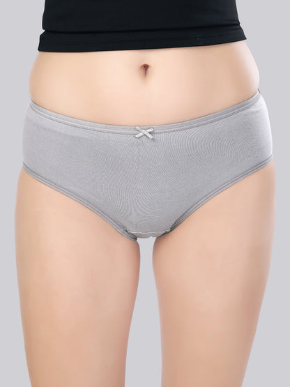 Inner Amour Women's Ultra-Soft Cotton Mid-Rise Hipster Brief - Seamless Everyday Comfort