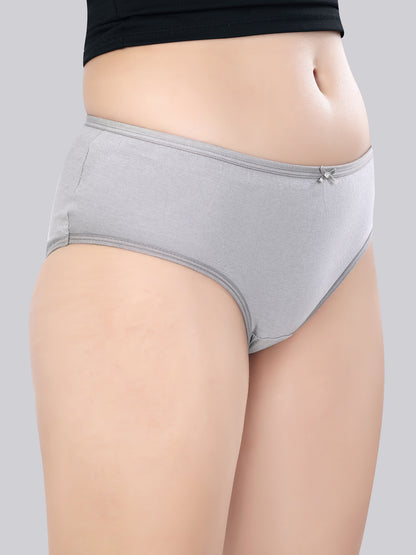 Inner Amour Women's Ultra-Soft Cotton Mid-Rise Hipster Brief - Seamless Everyday Comfort