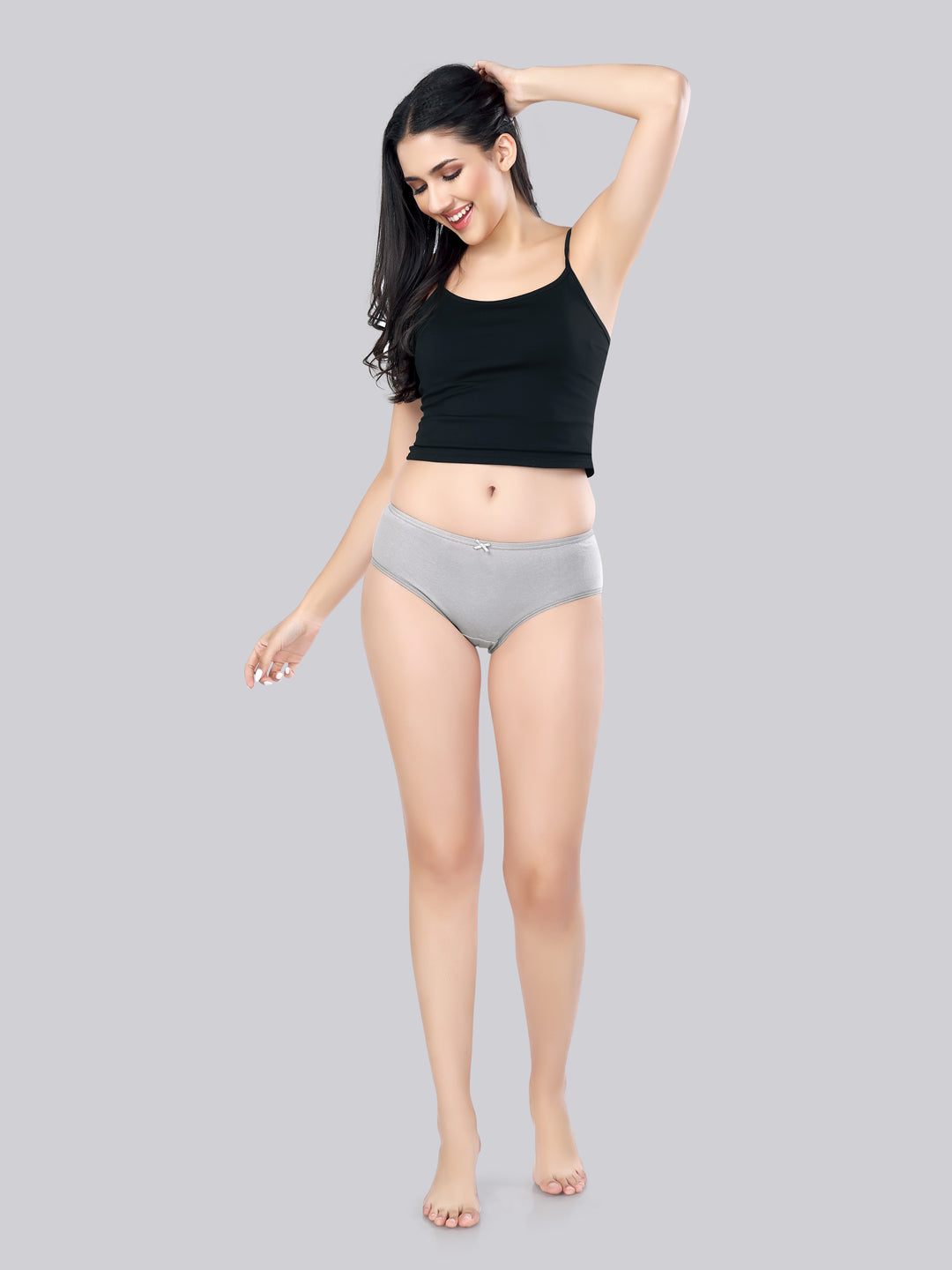 Inner Amour Women's Ultra-Soft Cotton Mid-Rise Hipster Brief - Seamless Everyday Comfort