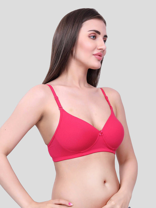 Inner Amour Lightly Padded Bra – Single Hook Everyday Comfort with Premium Support
