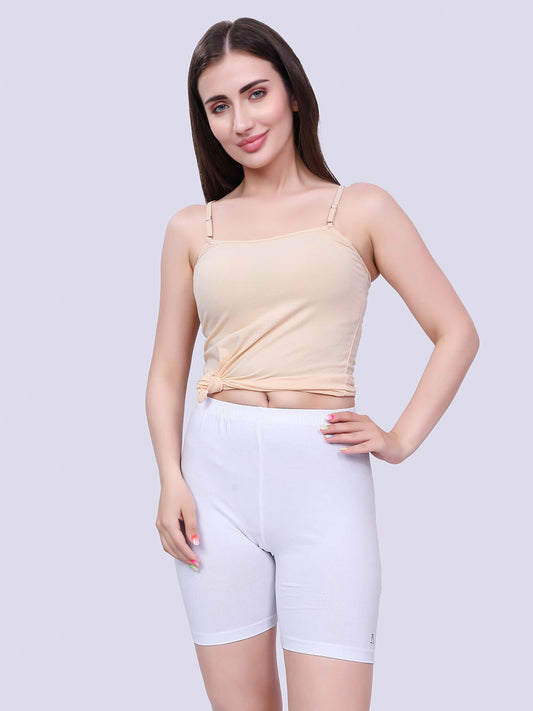 Inner Amour Above Knee-Length Cycling Shorts – Soft, Stylish & Anti-Chafing Comfort