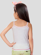 Kids Cotton Camisole - Soft Stretchable Daily Wear Camisoles for Girls Assorted (Pack of 3)