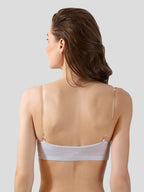 White Slip-On Daily Wear Bra for Women – Full Coverage, Non-Padded, Everyday Comfort