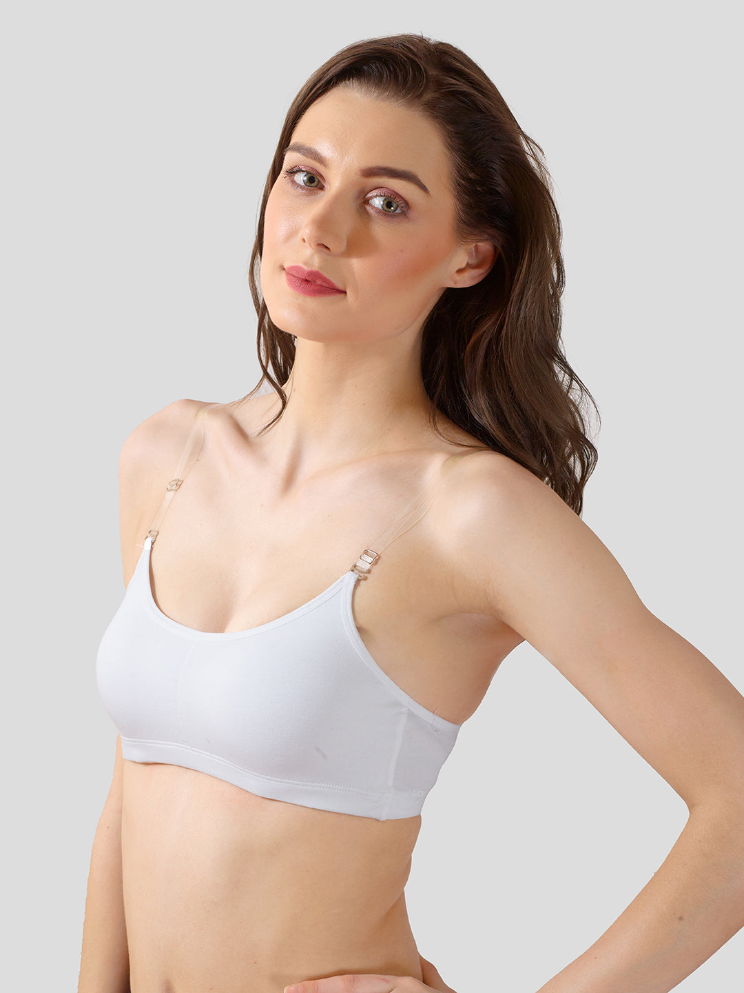 White, Black, Grey Slip-On Daily Wear Bra for Women – Full Coverage, Non-Padded, Everyday Comfort (Pack of 3)