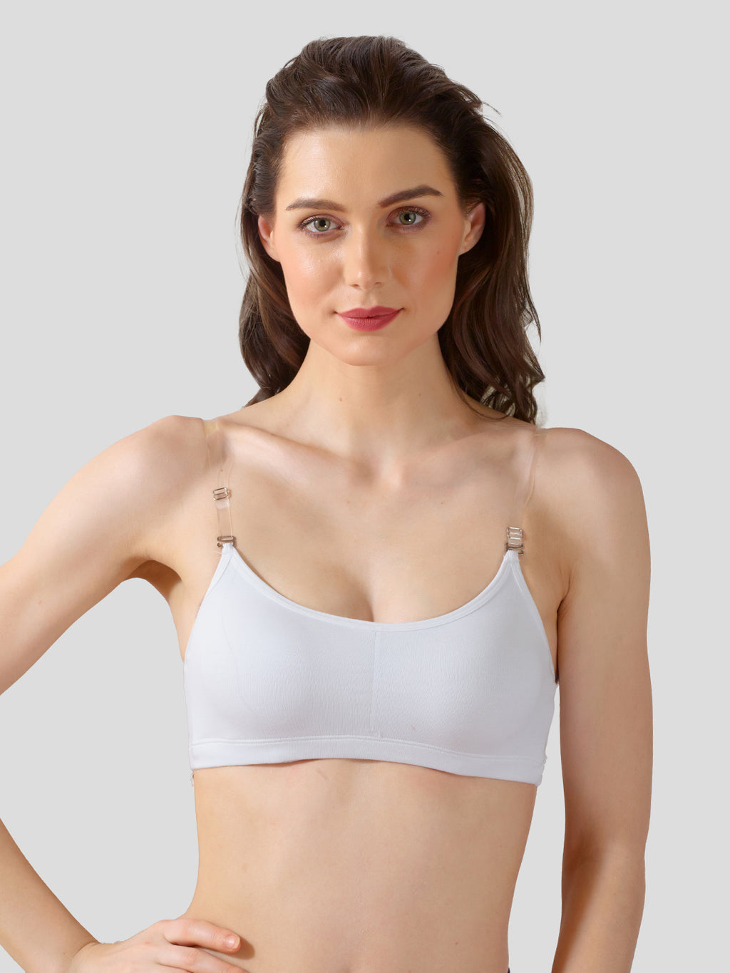 White, Black, Grey Slip-On Daily Wear Bra for Women – Full Coverage, Non-Padded, Everyday Comfort (Pack of 3)