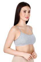 White, Black, Grey Slip-On Daily Wear Bra for Women – Full Coverage, Non-Padded, Everyday Comfort (Pack of 3)