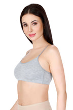 White, Beige, Grey Slip-On Daily Wear Bra for Women – Full Coverage, Non-Padded, Everyday Comfort (Pack of 3)