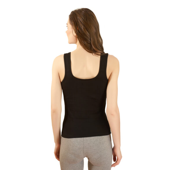 Camisole Wide Strap(Black) - Image 3