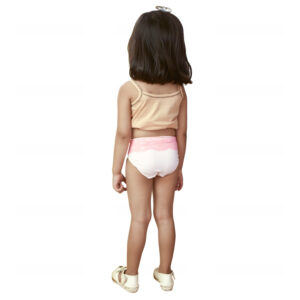 kids panty white and pink